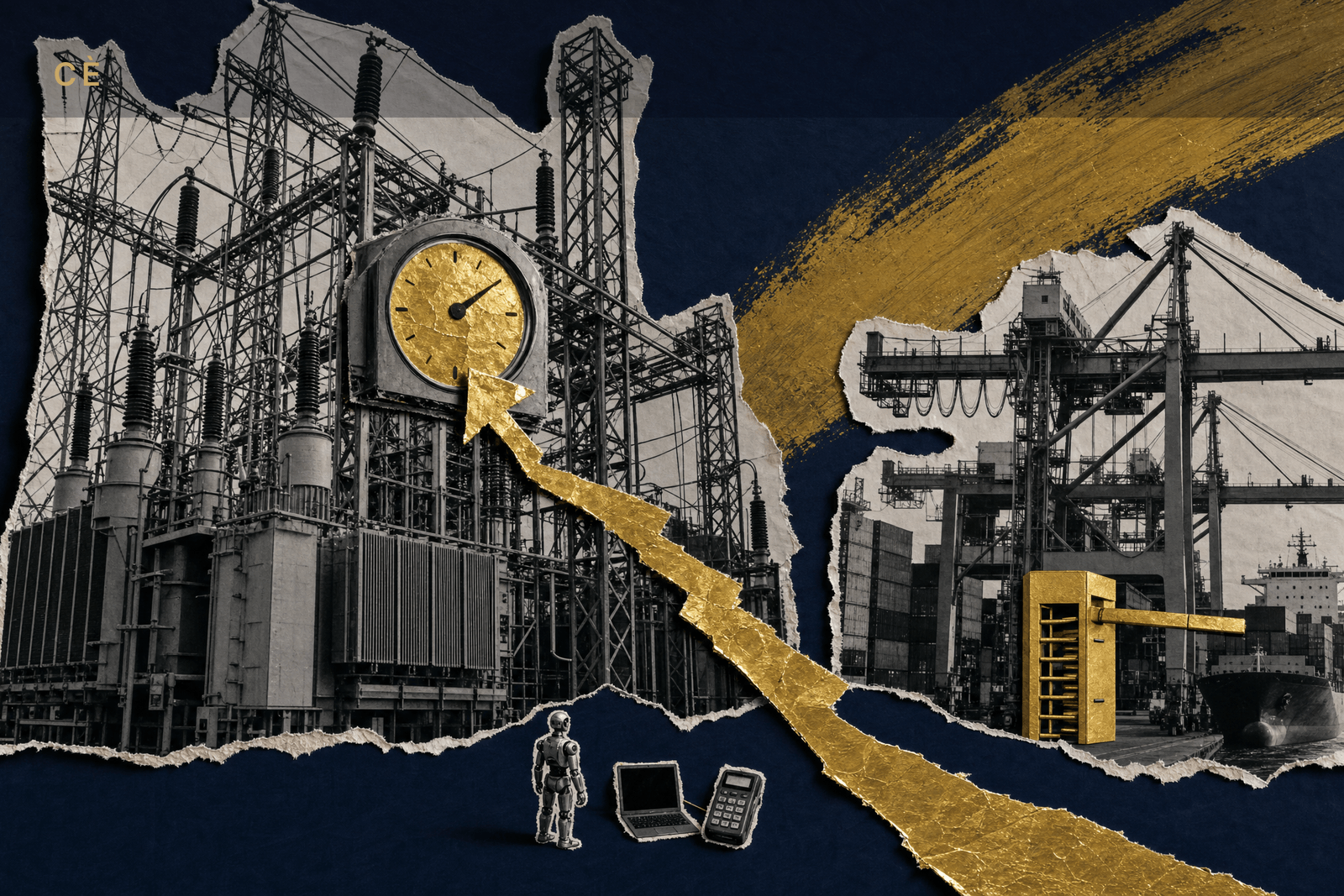 CÈ Daily Market Intel — Software keeps getting free; the gates move to power and borders.